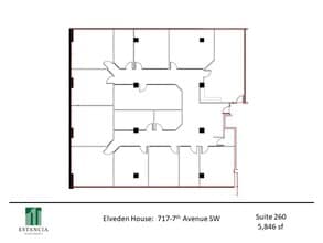 717 7th Ave SW, Calgary, AB for lease Floor Plan- Image 1 of 4
