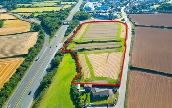 Treswithian Rd, Camborne, CON - AERIAL  map view