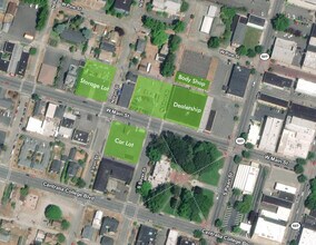 401 W Main St, Centralia, WA - aerial  map view