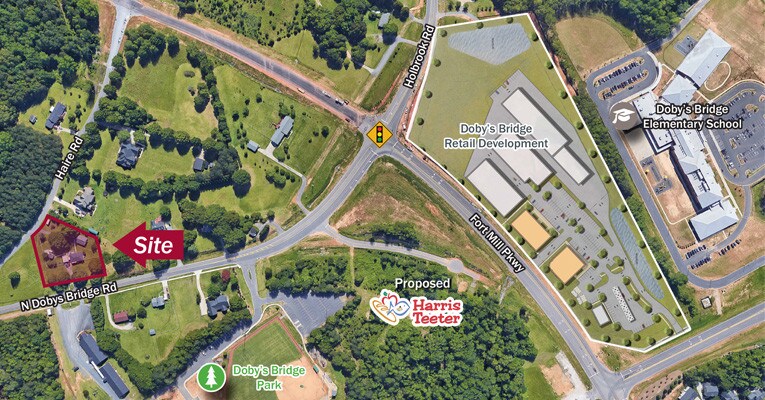 1836 Doby's Bridge Rd, Fort Mill, SC for sale Aerial- Image 1 of 1