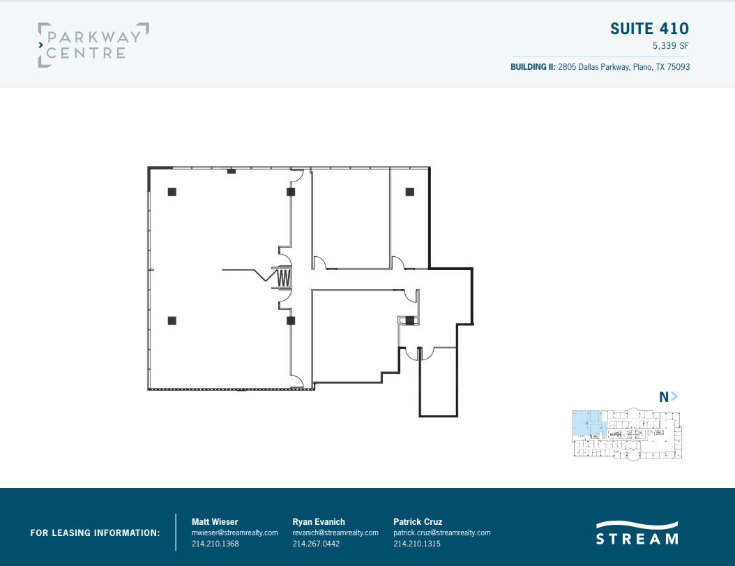 2805 Dallas Pkwy, Plano, TX for lease Floor Plan- Image 1 of 1