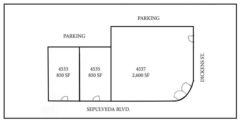 4531-4537 Sepulveda Blvd, Sherman Oaks, CA for lease - Building Photo - Image 2 of 5