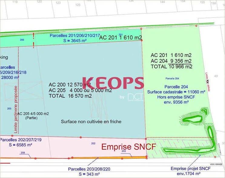 Route De Paris, Saint-Jory for sale - Site Plan - Image 3 of 4
