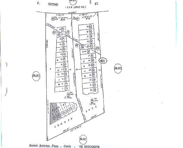 4702 E 2nd St, Benicia, CA for sale - Plat Map - Image 2 of 3