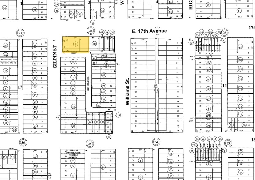 1700 E 17th Ave, Denver, CO for sale - Plat Map - Image 3 of 22