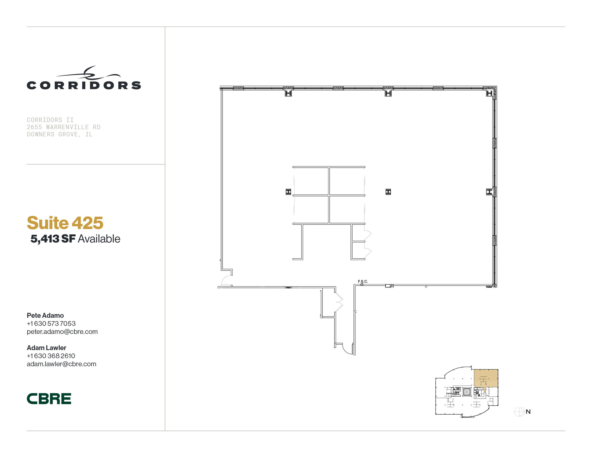 2651 Warrenville Rd, Downers Grove, IL for lease Floor Plan- Image 1 of 1