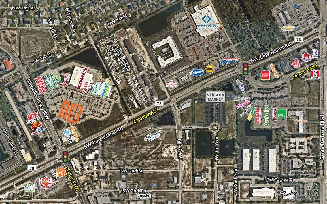 513-1013 SW Pine Island Rd, Cape Coral, FL for lease Site Plan- Image 1 of 2