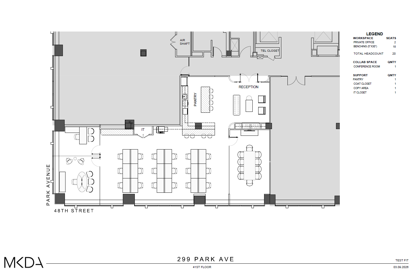 299 Park Ave, New York, NY for lease Floor Plan- Image 1 of 1