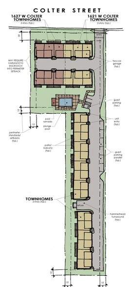 1627 W Colter St, Phoenix, AZ for sale - Floor Plan - Image 2 of 2