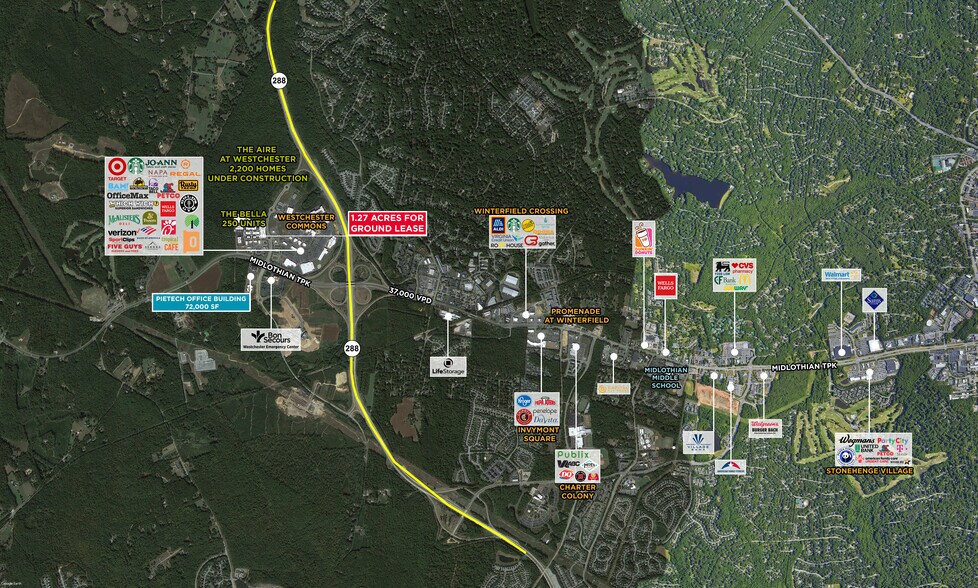 Midlothian Tpke & Watkins Centre Pky, Midlothian, VA for lease - Building Photo - Image 2 of 2