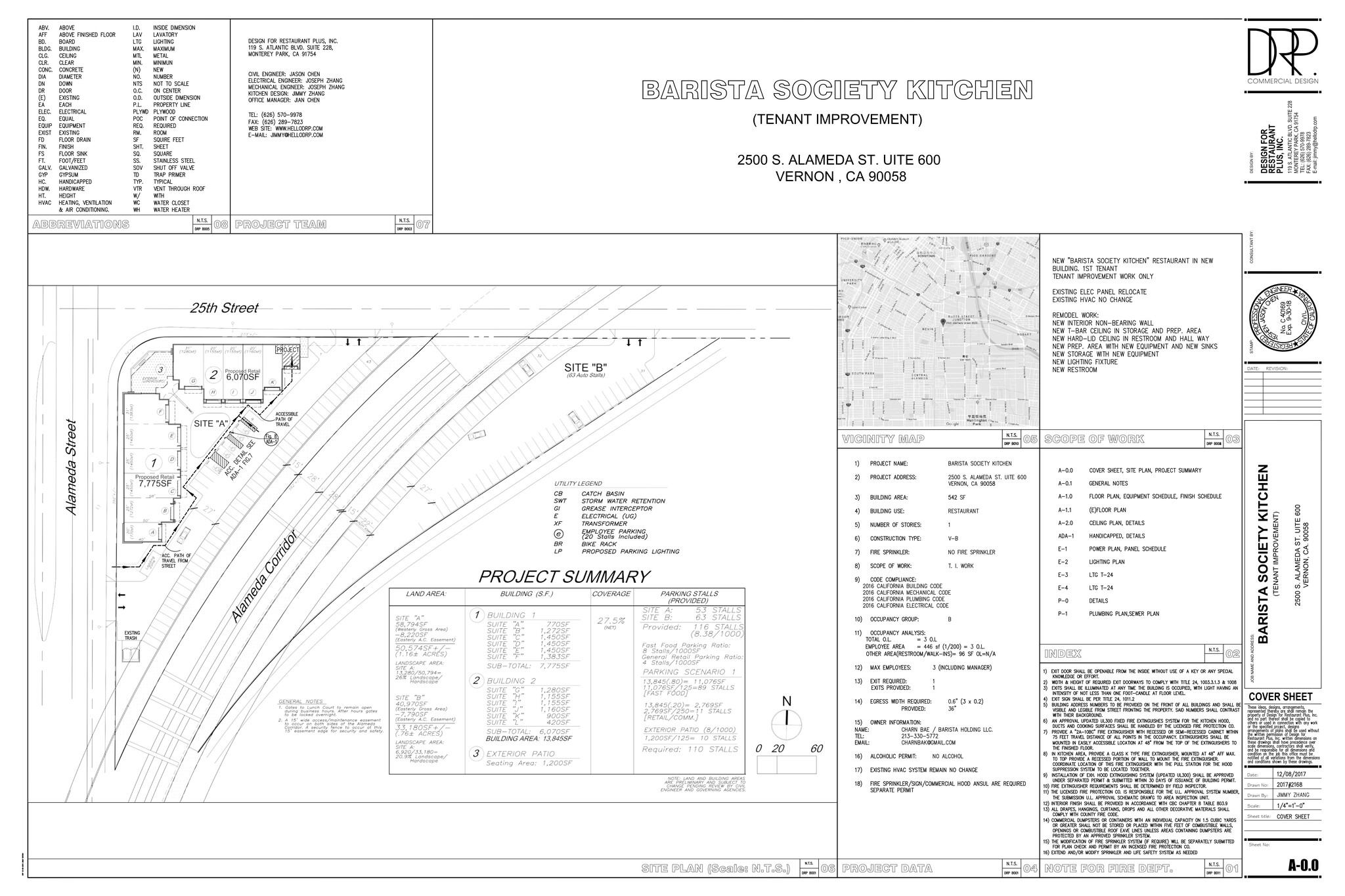 2544-2550 S Alameda St, Vernon, CA for lease Site Plan- Image 1 of 5