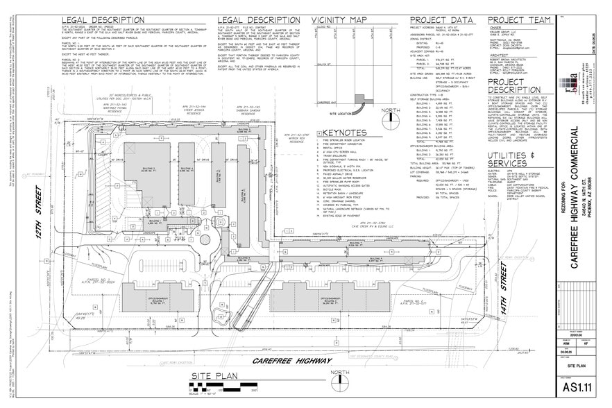 12th & Carefree Hwy, Desert Hills, AZ for sale - Site Plan - Image 3 of 4