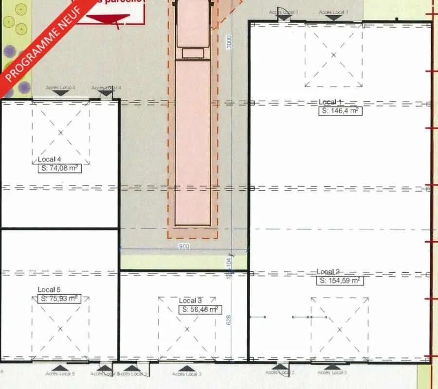 Flex in Avignon for lease Site Plan- Image 1 of 6