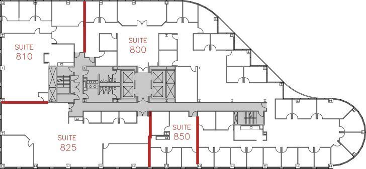 4270 Executive Sq, La Jolla, CA for lease Floor Plan- Image 1 of 1