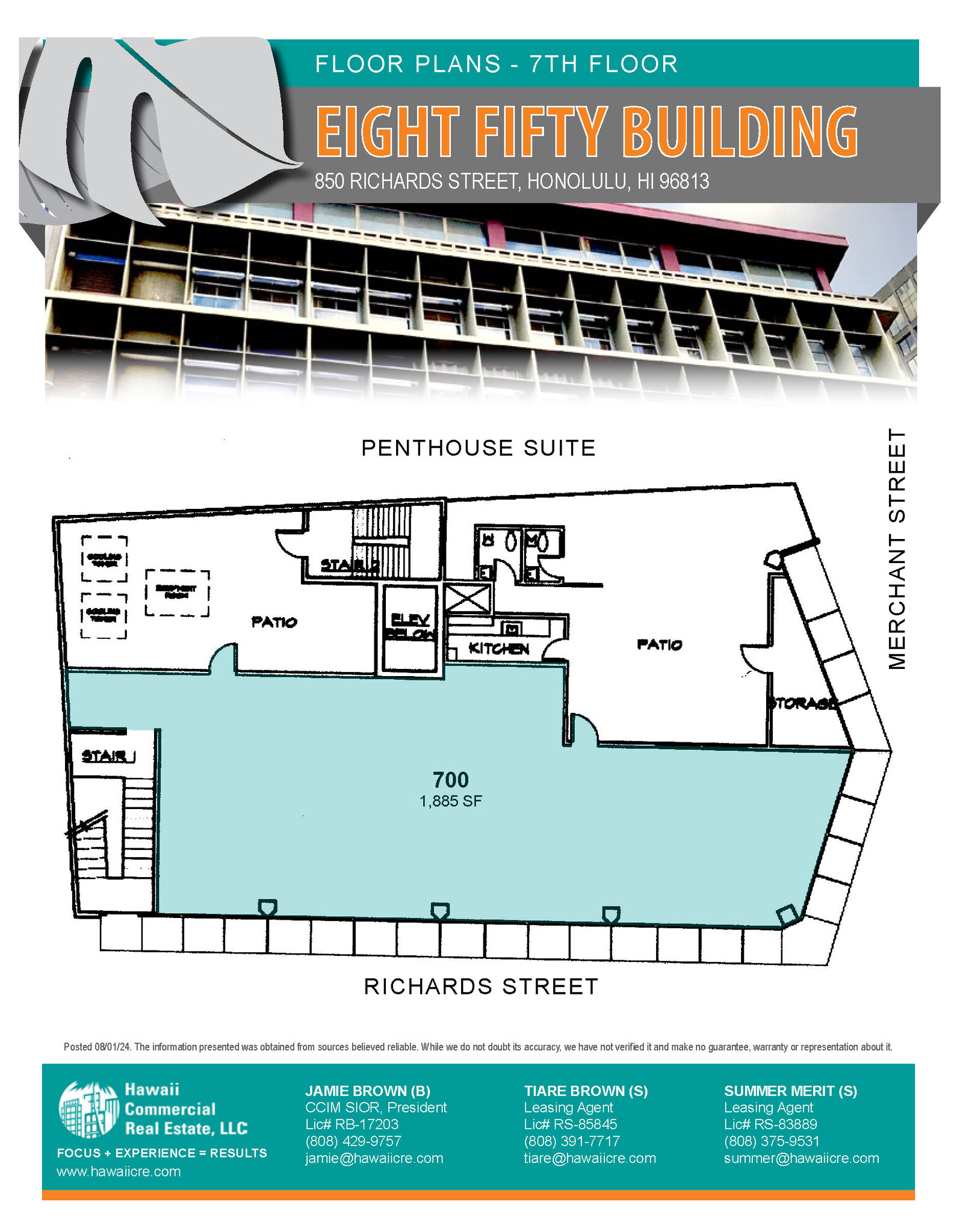 249 Merchant St, Honolulu, HI for sale Floor Plan- Image 1 of 1