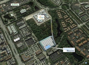 University Blvd & Corporate Way, Jupiter, FL - AERIAL  map view