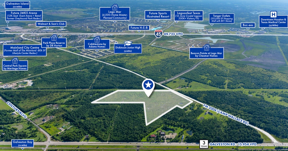 FM 2004, Texas City, TX for sale - Aerial - Image 2 of 4