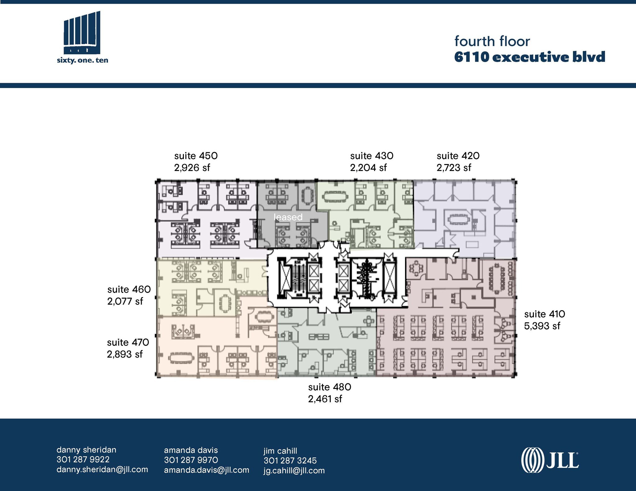 6110 Executive Blvd, Rockville, MD for lease Floor Plan- Image 1 of 1