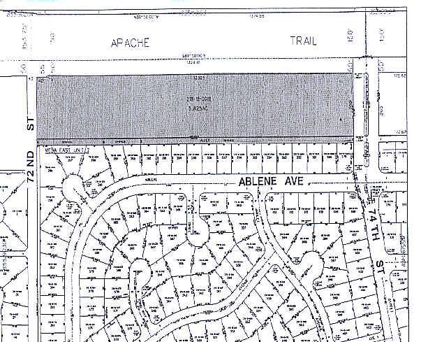 7303 E Main St, Mesa, AZ for lease - Plat Map - Image 3 of 22