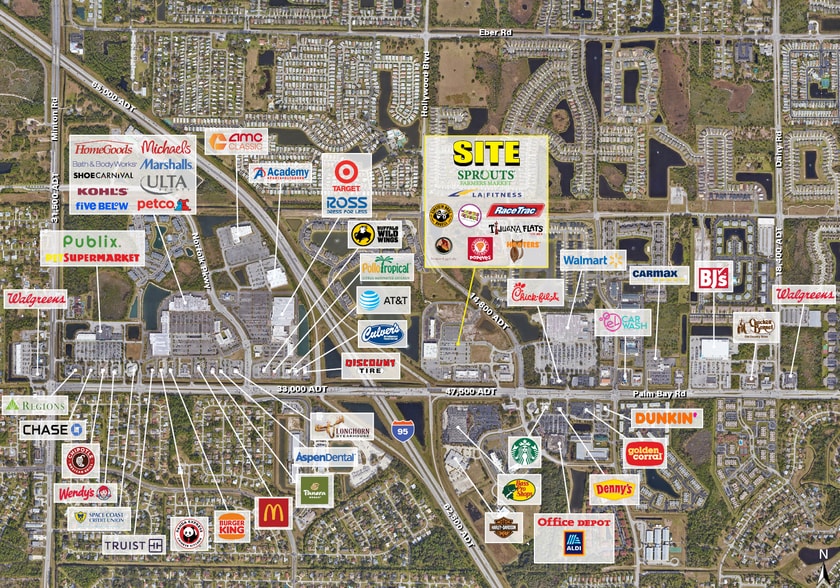 NWC Palm Bay Rd & Hollywood Blvd, West Melbourne, FL for lease - Building Photo - Image 2 of 4