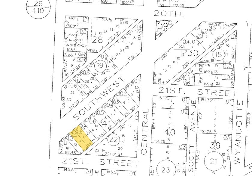 331 Southwest Blvd, Kansas City, MO for lease - Plat Map - Image 3 of 18