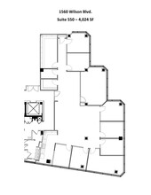 1560 Wilson Blvd, Arlington, VA for lease Site Plan- Image 2 of 2