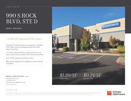 990 S Rock Blvd, Reno NV - Commercial Real Estate