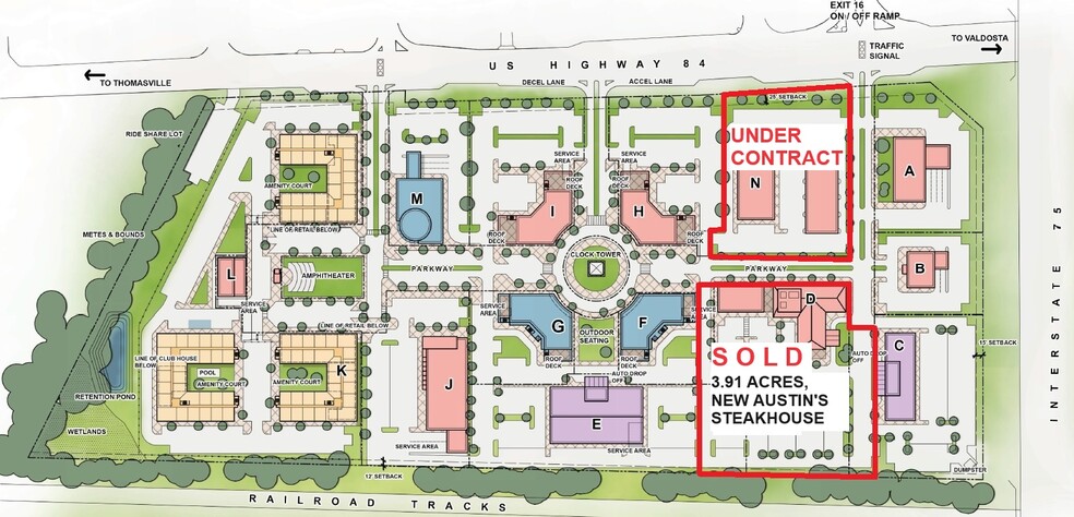 2103 W Hill Ave, Valdosta, GA for sale - Site Plan - Image 1 of 15