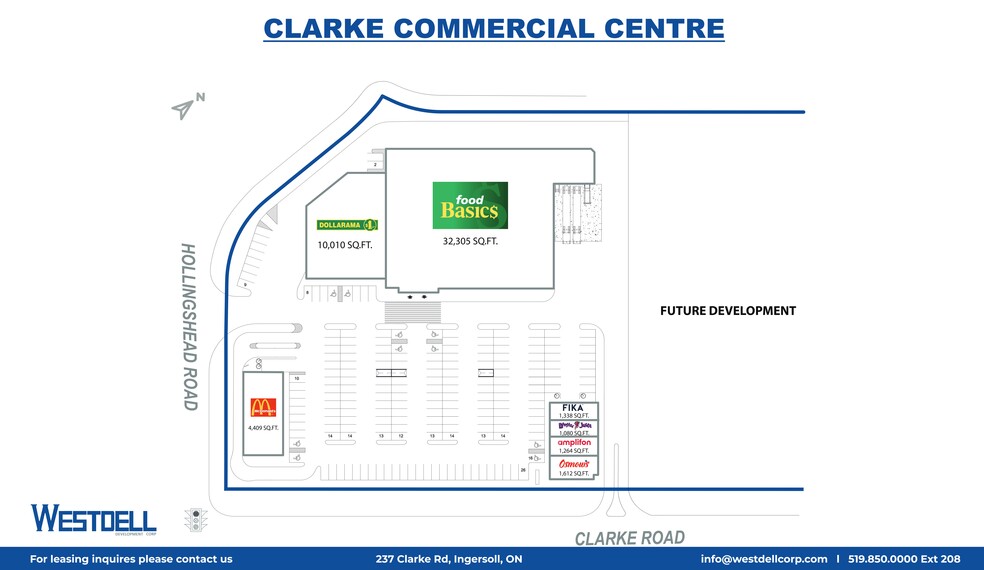 237 Clark Rd E, Ingersoll, ON for lease - Site Plan - Image 1 of 6