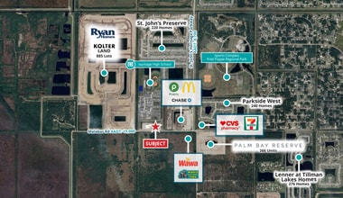 2351 Malabar Rd, Palm Bay, FL - AERIAL  map view - Image1