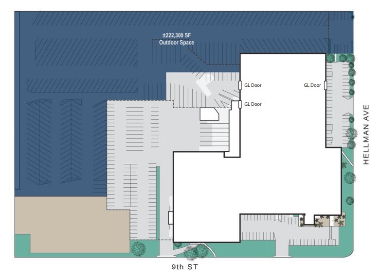 9292 9th St, Rancho Cucamonga, CA for lease - Site Plan - Image 2 of 4