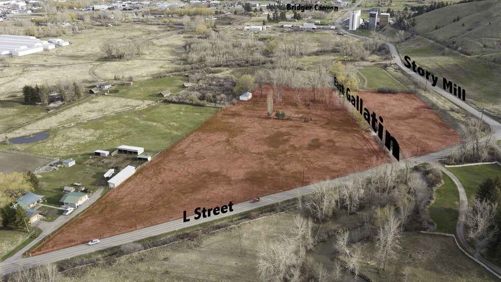 L Street Development Site, Bozeman, MT for sale - Aerial - Image 1 of 1