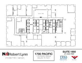 1700 Pacific Ave, Dallas, TX for lease Floor Plan- Image 1 of 1