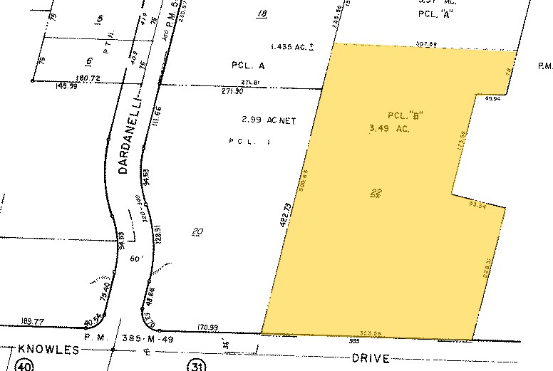 555 Knowles Dr, Los Gatos, CA for sale - Plat Map - Image 1 of 1
