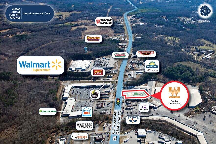 30856 US441, Commerce, GA 30529 Whataburger Ground Lease