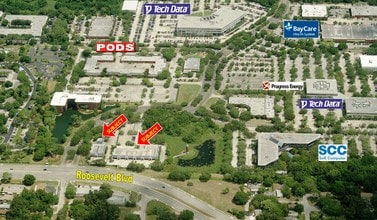 5501-5555 Roosevelt Blvd, Clearwater, FL - AERIAL  map view