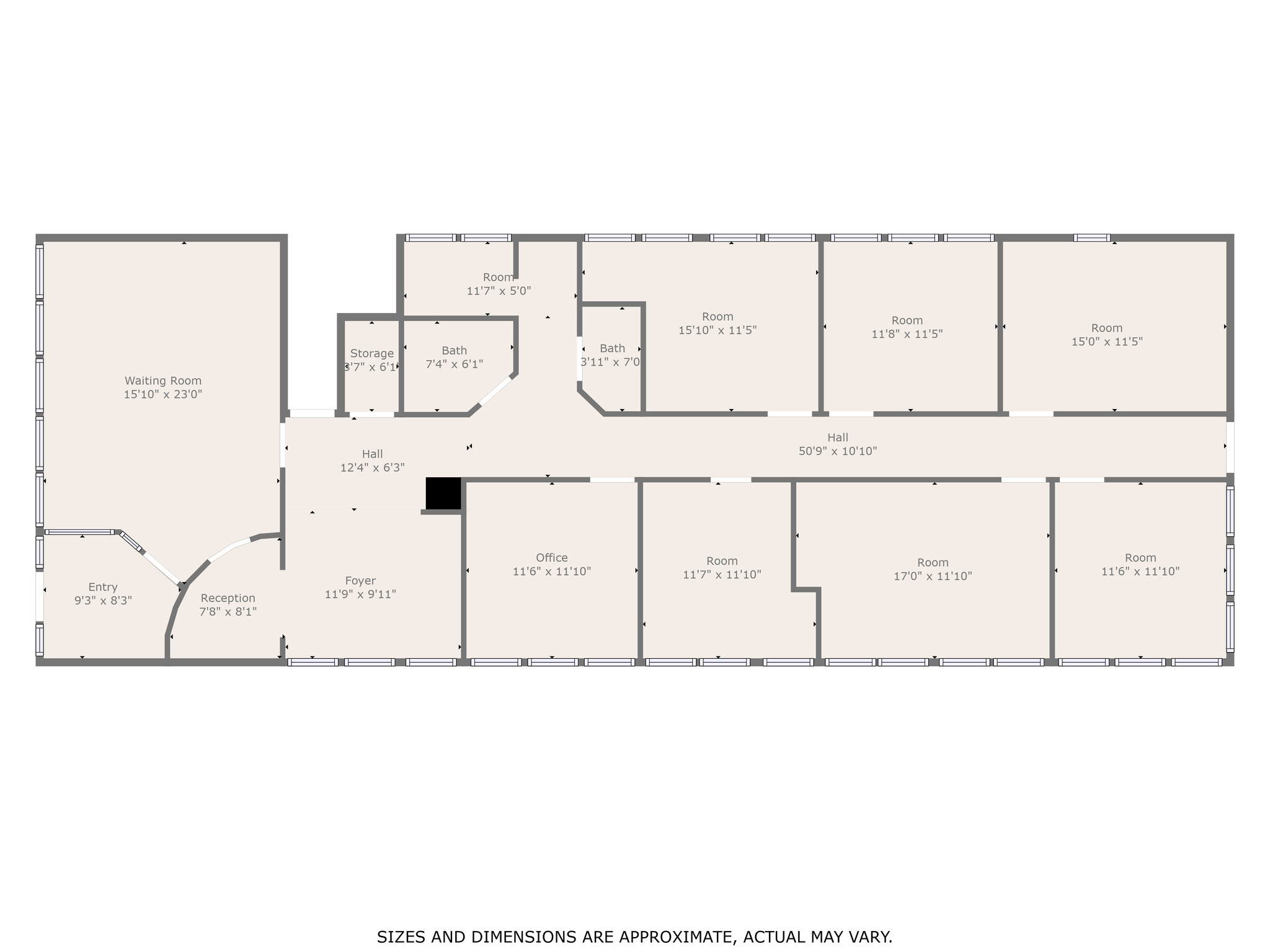 71 E Hollister St, Cincinnati, OH for lease Floor Plan- Image 1 of 7