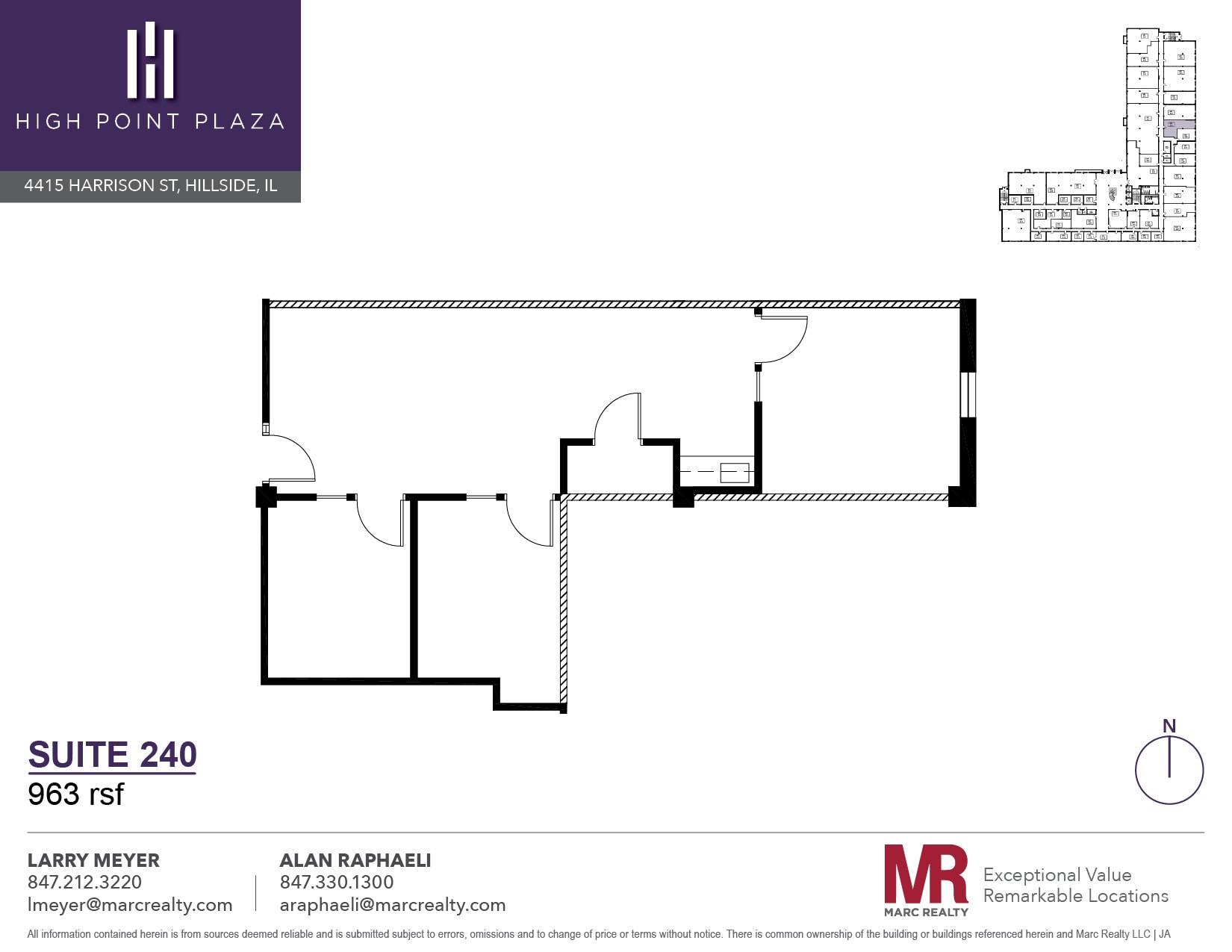 4415 W Harrison St, Hillside, IL for lease Floor Plan- Image 1 of 1
