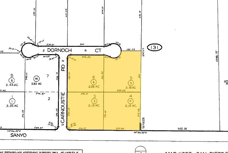 1840 Dornoch Ct, San Diego, CA for lease - Plat Map - Image 3 of 3