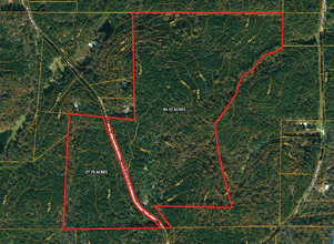 7645 Old Rico Rd, Chattahoochee Hills, GA - aerial  map view