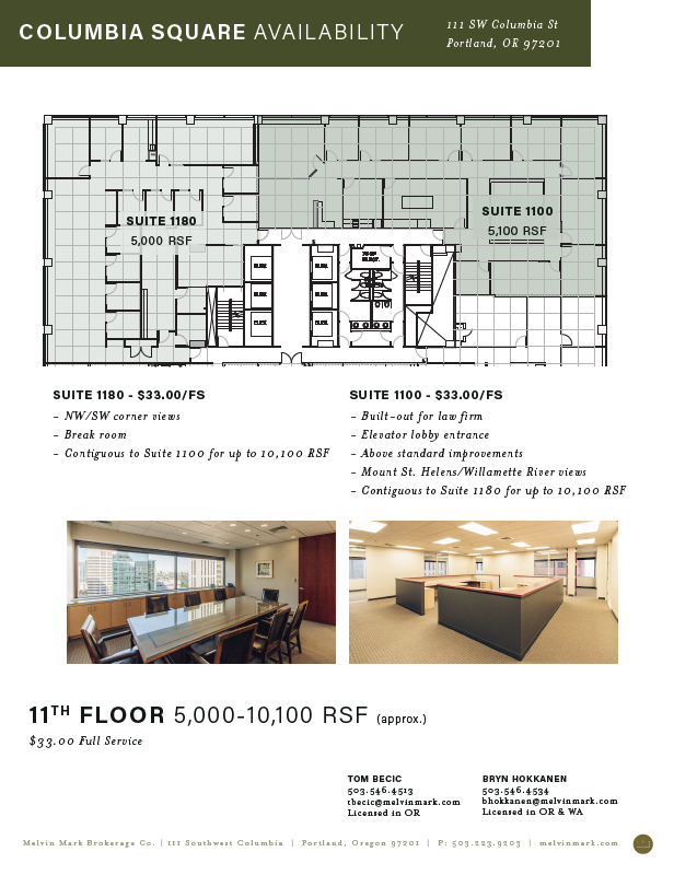 111 SW Columbia St, Portland, OR for lease Building Photo- Image 1 of 8