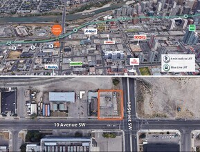 1502 10th Ave SW, Calgary, AB - AERIAL  map view