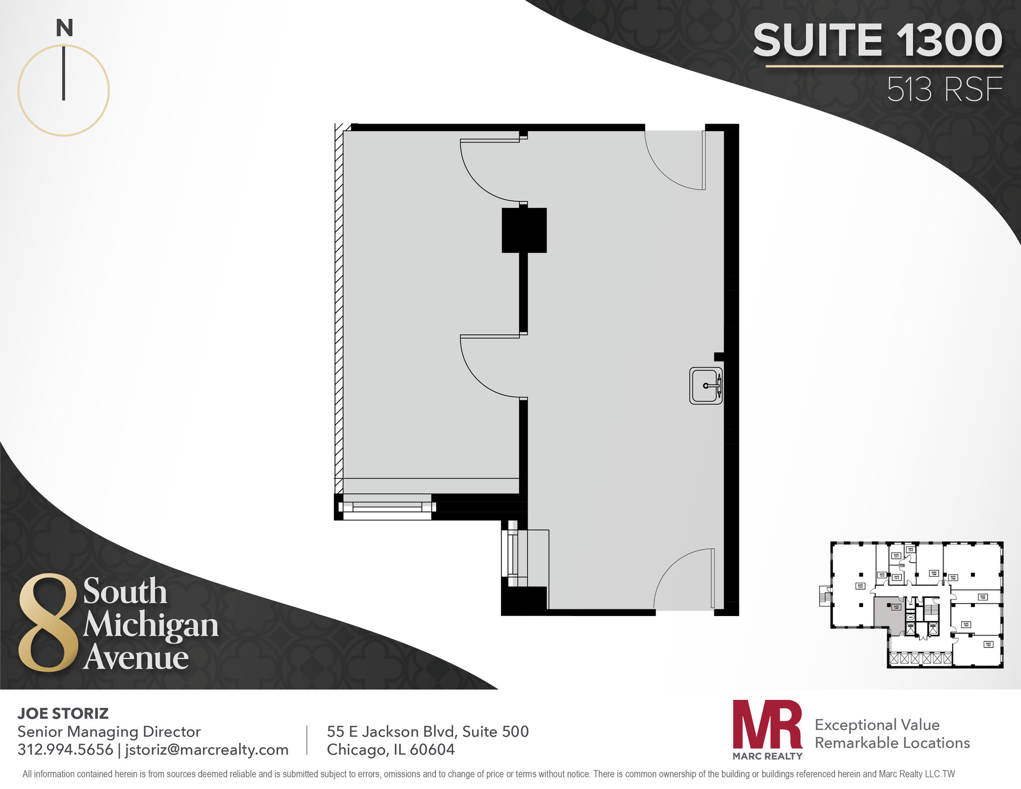 8 S Michigan Ave, Chicago, IL for lease Floor Plan- Image 1 of 4