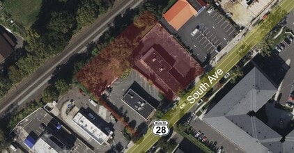 1353 South Ave, Plainfield, NJ - AERIAL  map view