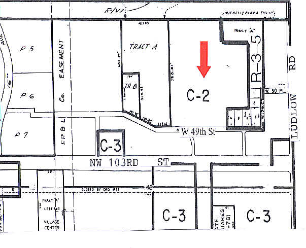 1435 W 49th St, Medley, FL for lease - Plat Map - Image 3 of 4