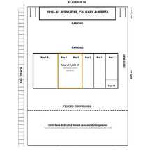 3815 61st Ave SE, Calgary, AB for lease Site Plan- Image 1 of 3