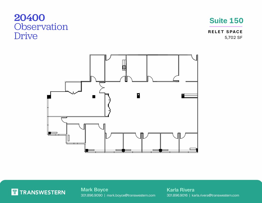 20400 Observation Dr, Germantown, MD for lease Floor Plan- Image 1 of 1