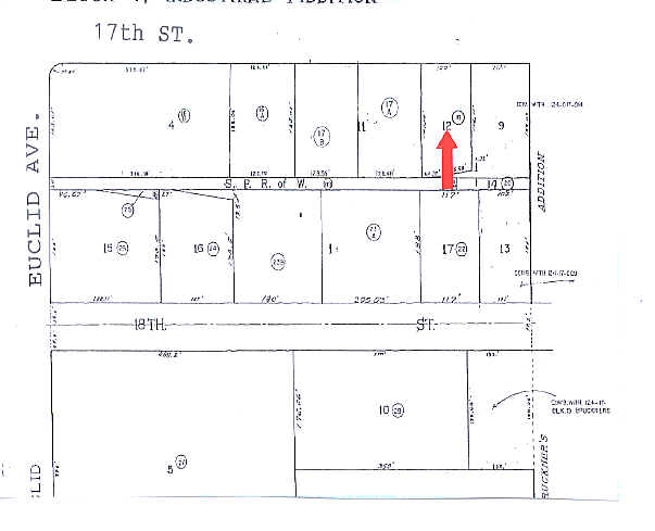 960 E 17th St, Tucson, AZ for lease - Plat Map - Image 3 of 5