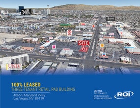 4065 S Maryland Pky, Las Vegas, NV - AERIAL map view