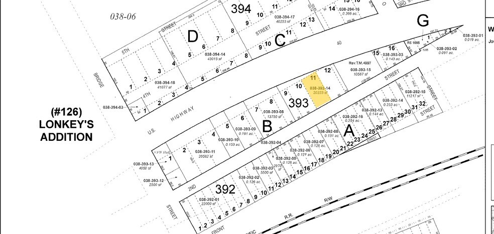 807 2nd St, Verdi, NV for sale - Plat Map - Image 1 of 1